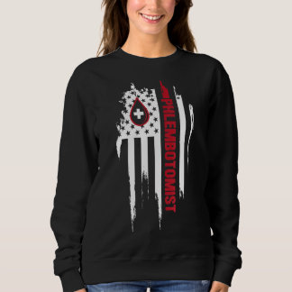 Camiseta Phlebotomist Vintage, Bandeira Americana, Dificult