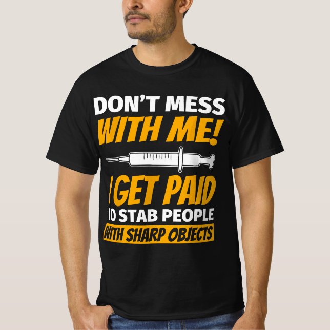 Camiseta Phlebotomy For Phlebotomist Funny  (Frente)