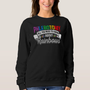 Camiseta Phlebotomy Sobre O Rainbows E Borboletas Phl