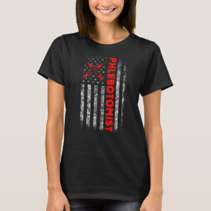 Camiseta Phlebotomy Technician Phlebotomist Enfermeira Usa