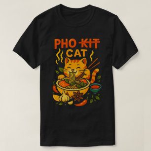 Camiseta Pho Cat Noodle Burst