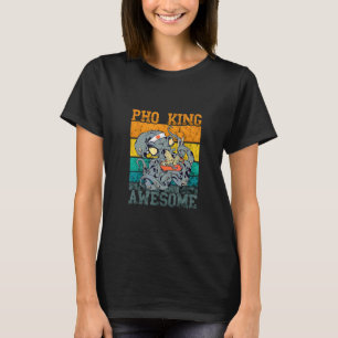 Camiseta Pho Incrível de polvo Sopa Pho Tigela Macarrão Asi