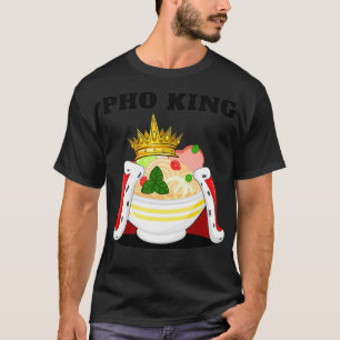 Camiseta Pho King Mens Pho Lover Sopa de Noodle Vietnamita