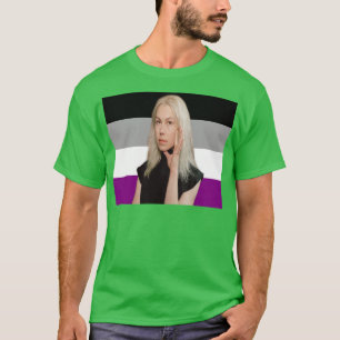 Camiseta Phoebe Bridgers Sinalizador do Orgulho Asexual