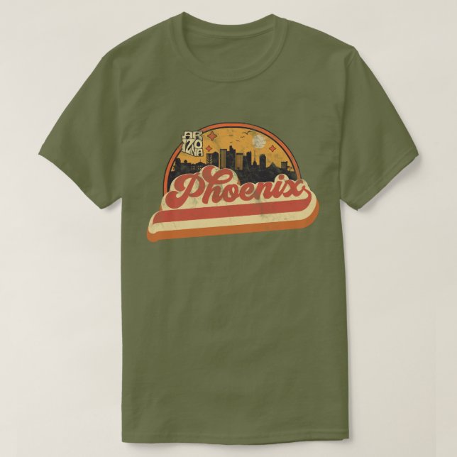 Camiseta Phoenix, Arizona (Frente do Design)