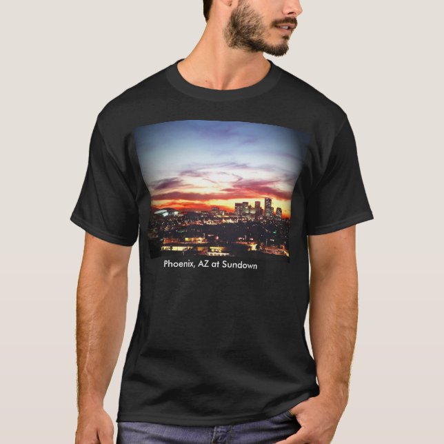 Camiseta Phoenix, AZ no Sundown (Frente)