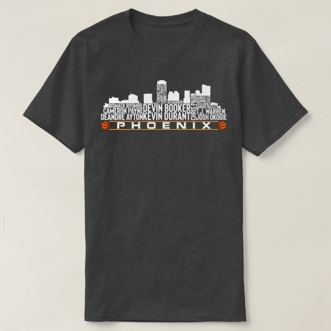 Camiseta Phoenix Basball Team 23 Player Roster Phoenix C (Frente do Design)