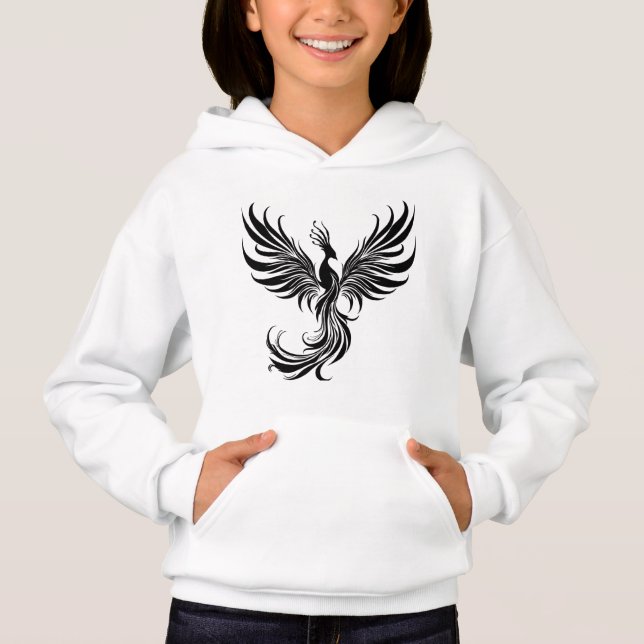 Camiseta Phoenix Girl - Surgimento do Estilo Hoodie (Frente)