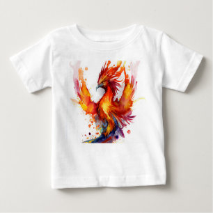 Camiseta Phoenix no Flames Watercolor Design