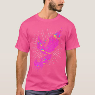 Camiseta PhoenixFire BirdFantasy Colorida Phoenix