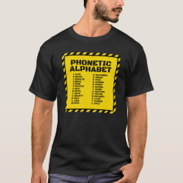 Camiseta Phonetic Alphabet – Industrial Safety Edition