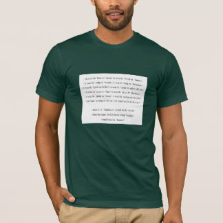 Camiseta Phonetic transcription