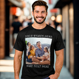 Camiseta Photo Memory Custom Tee with Your Text