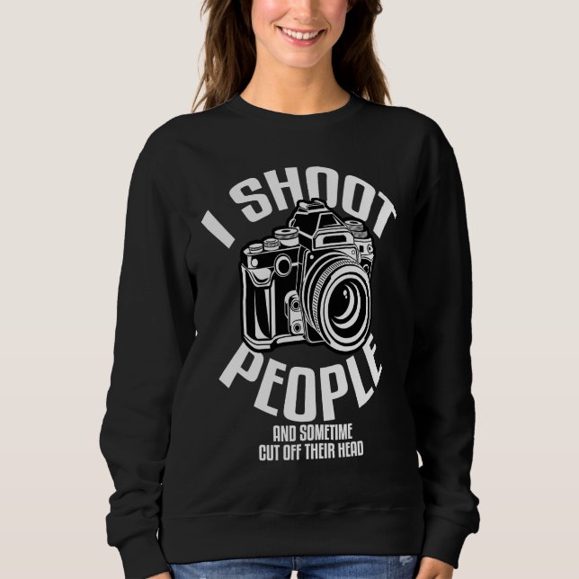 Camiseta Photographer and photography I shoot People (Frente)