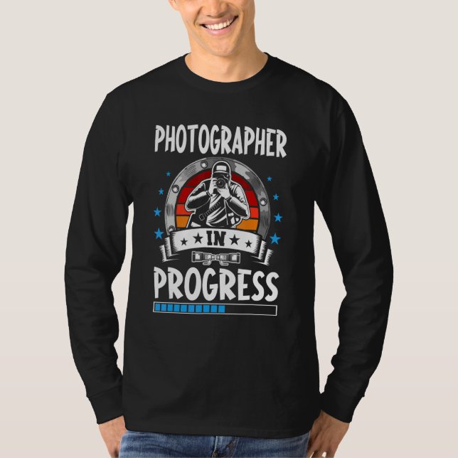 Camiseta Photographer In Progress Trainee Student (Frente)