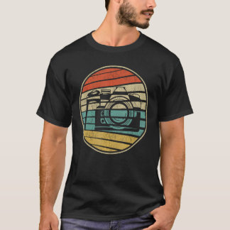 Camiseta Photographer Retro Vintage 70s 80s Photography Cam