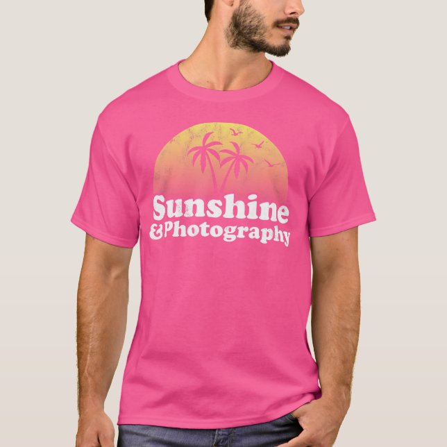Camiseta Photography Gift - Sunshine And Photography (Frente)