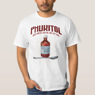 Camiseta Phukitol - medicamento para frustração engraçado