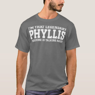 Camiseta Phyllis Personal Name Women Girl Funny Phyllis