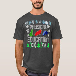 Camiseta Phys Ed Ugly Christmas Sweater