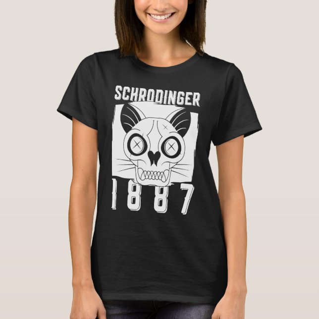Camiseta Physicist Cat  Science Scientist Quantum Physics (Frente)
