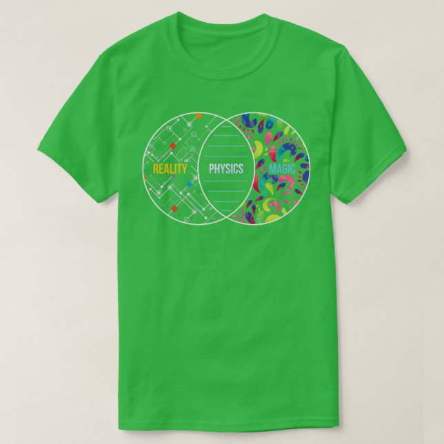 Camiseta Physics Like Magic But Real Funny Physics Pun Gift (Frente do Design)