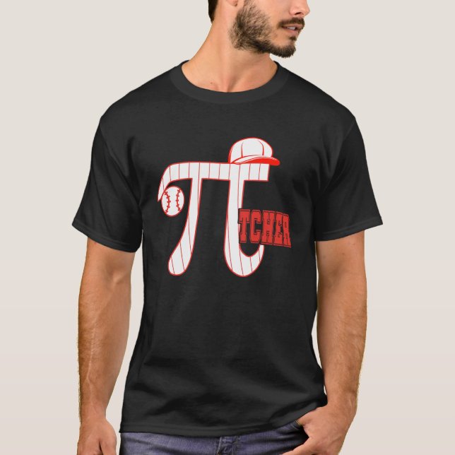 Camiseta Pi  Baseball Pitcher  3 14 Pi Day Math Science & S (Frente)