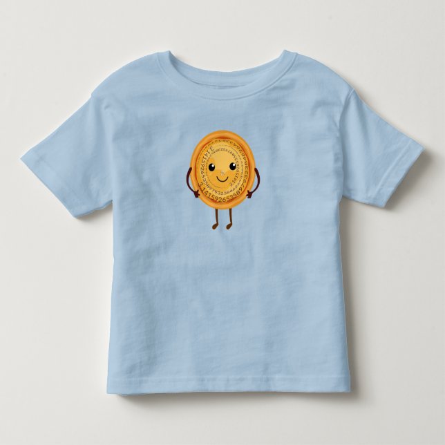 Camiseta Pi, Cartoon Pie (Frente)