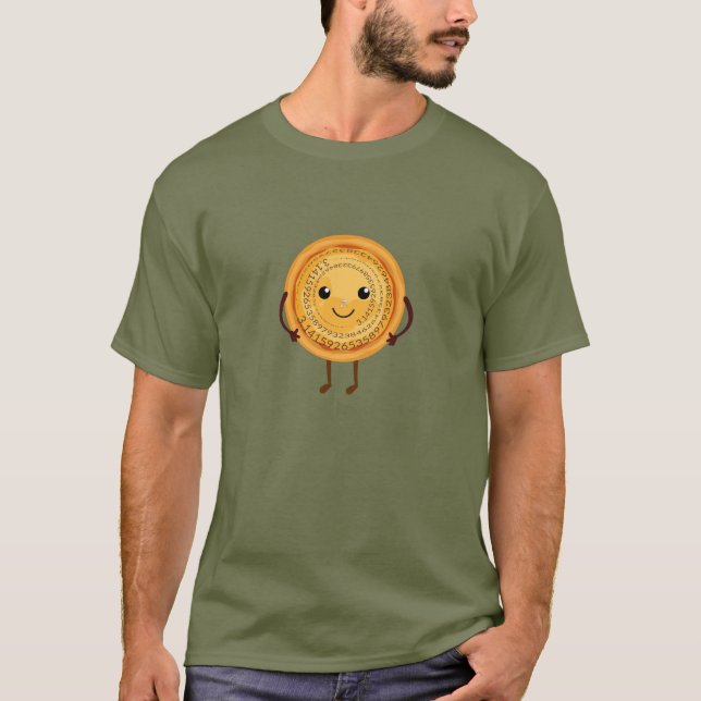 Camiseta Pi, Cartoon Pie (Frente)