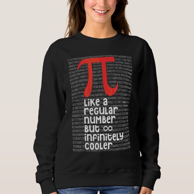 Camiseta Pi Como Um Número Normal, Mas Infinitamente Mais F (Frente)