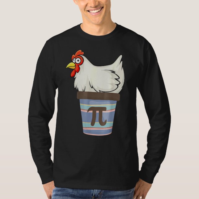 Camiseta Pi Day 2022 Math Matthematics Chicken Pote Pie Out (Frente)