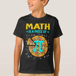 Camiseta Pi Day 3.14 Math É Um Piece De Pizza Bitmoney Star