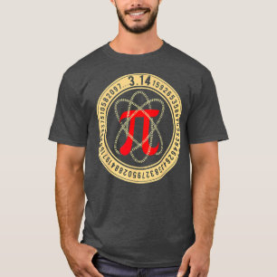 Camiseta Pi Day Atom Pi Math Geek Science Amplia Premium
