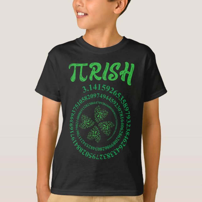 Camiseta Pi Day Graphic Irish Funny Rua. (Frente)