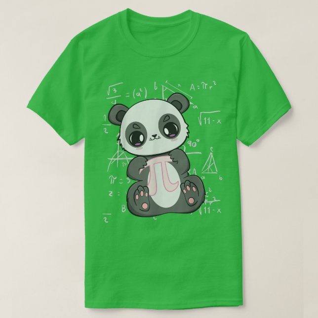 Camiseta Pi Day Panda Bear 3 (Frente do Design)