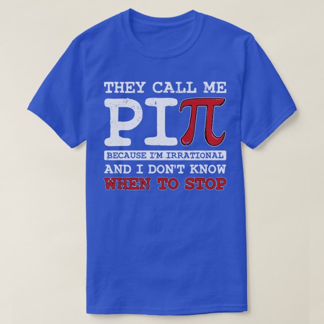 Camiseta Pi Day Pi Math 3 (Frente do Design)