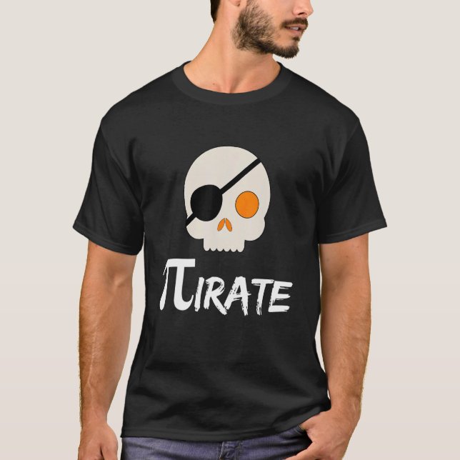Camiseta Pi Day Pirate  3 14 Math Geek Cool Pi Teacher Pres (Frente)