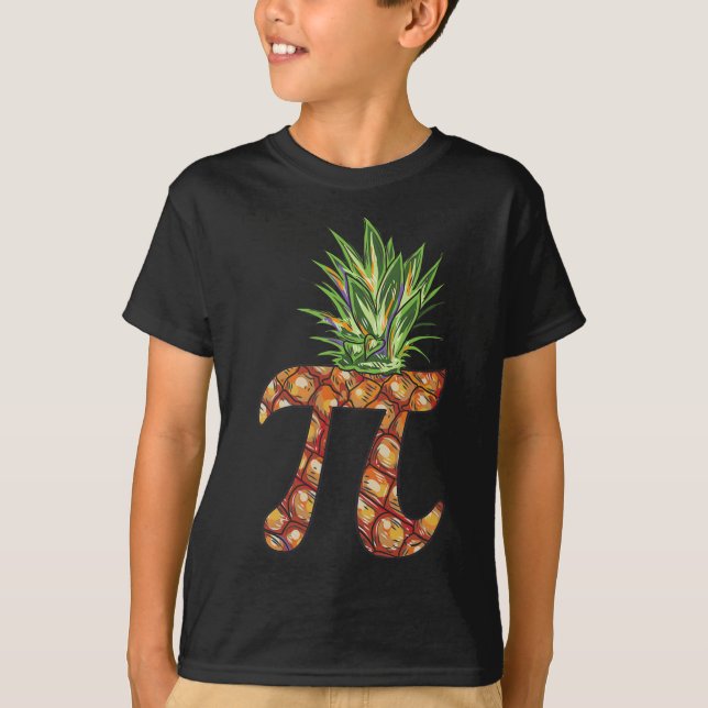 Camiseta Pi Day Shirt Pi Pineapple Engraçado Matemática Pi  (Frente)