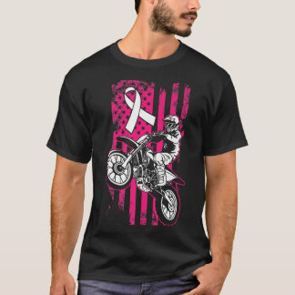 Camiseta Pi de Sensibilização do Cancer de Sinalizador Amer