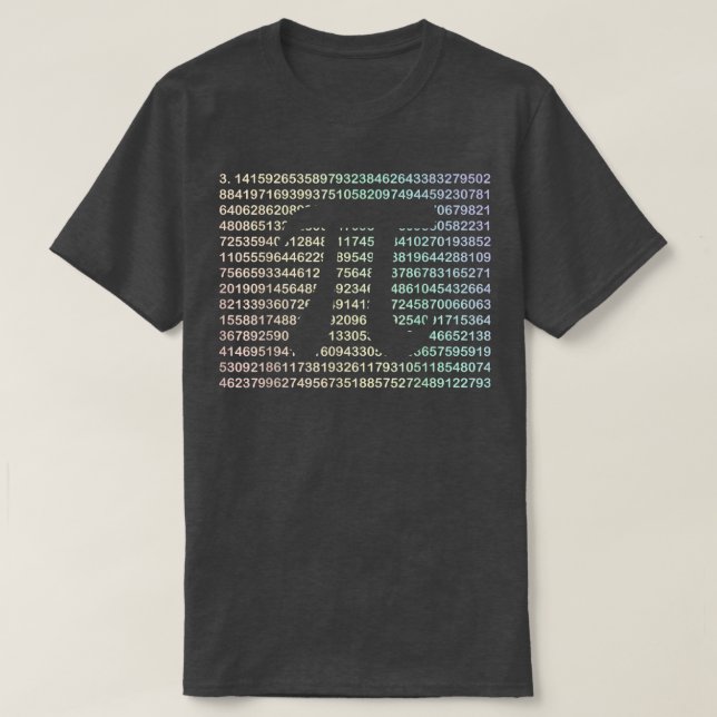 Camiseta Pi Dia 3 (Frente do Design)