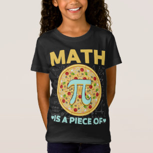 Camiseta Pi Dia 3.14 Matemática É Um Pedaço De Pizza