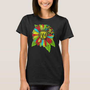 Camiseta Pi Dia 3 14 Símbolo Girassol Símbolo De Matemática