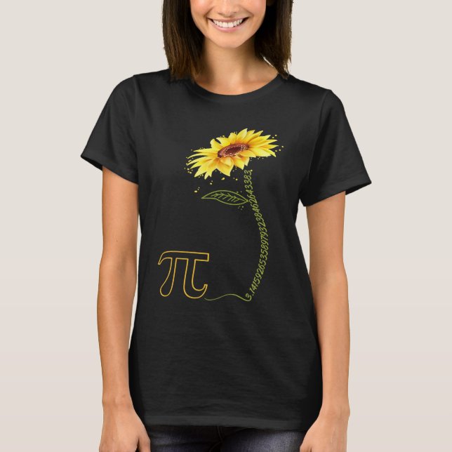 Camiseta PI em Matemática 3 14 Símbolo Número para Professo (Frente)