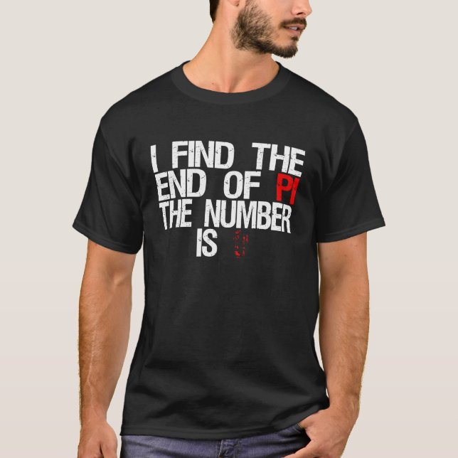 Camiseta PI em Matemática 3 14 Símbolo Número para Professo (Frente)