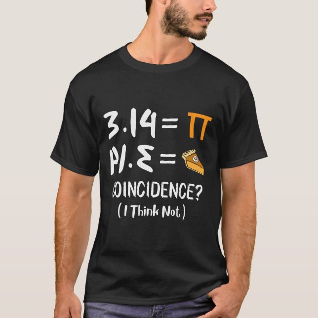 Camiseta Pi Equals Pie Funny Math Pun Pi Day Gift (Frente)