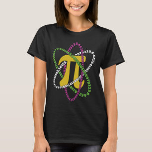 Camiseta Pi Galaxy Orbit Math Holiday Mathematics Day Pi Da