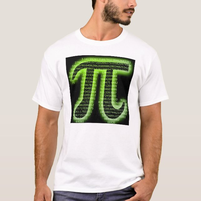 Camiseta PI!!!!!!!!!!!!!!!!!!  (Isto É realmente exato.) (Frente)