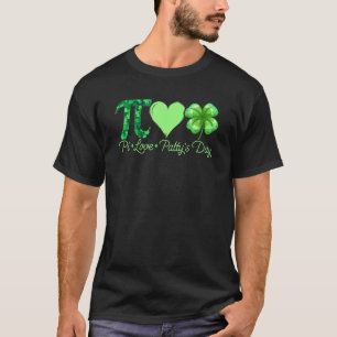 Camiseta Pi Love Rua Patrick S Day Women Meninas Shamrock M