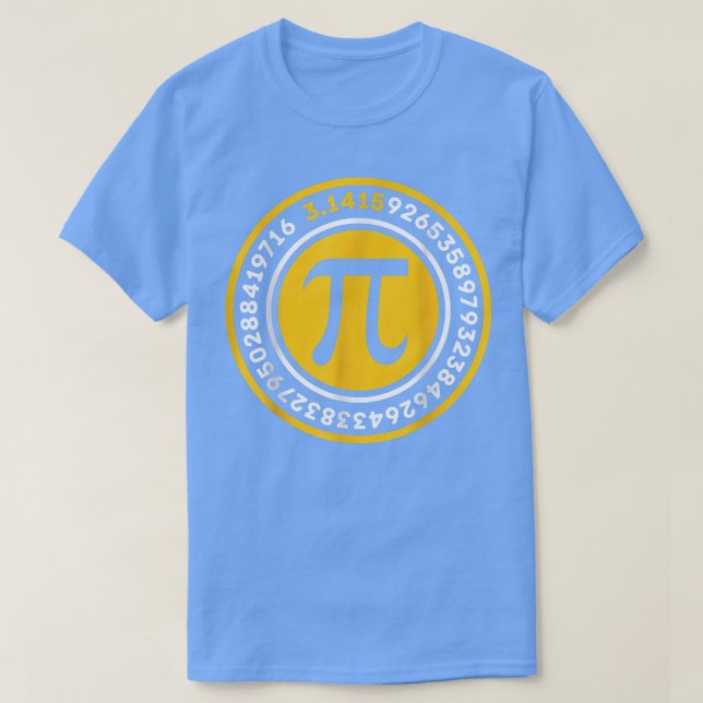 Camiseta Pi Math Geek Science Irracional Número Pi Dia (Frente do Design)