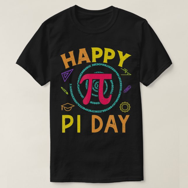 Camiseta Pi Math Science STEM Gift 3 (Frente do Design)